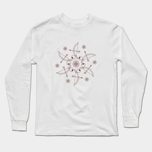 Flor de Berimbau (dark) Long Sleeve T-Shirt